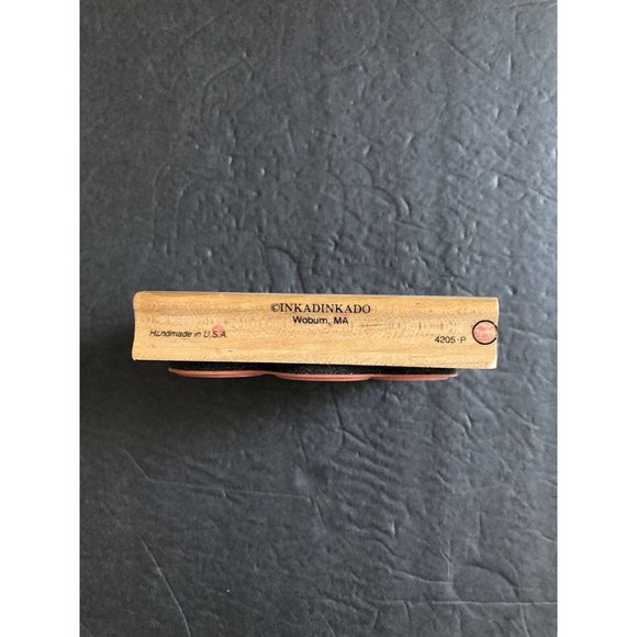 Inkadinkado Rubber Stamp Thank You Languages Merci Gracias Danke Domo - Picture 4 of 11